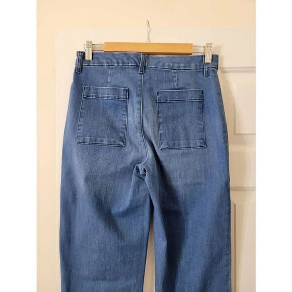 Frank & Eileen Kinsale Medinum Wash, Italian Performance Denim Blue 6 NWOT $328 - Picture 6 of 8